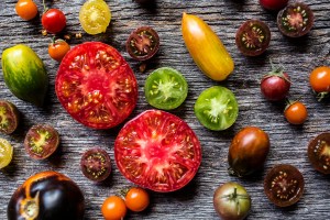 sliced brazilian tomatoes
